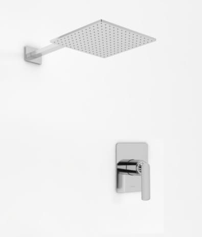 Zestaw prysznicowy podtynkowy z deszczownicą kwadratową 20x20 cm Kohlman Experience QW220EQ20 chrom