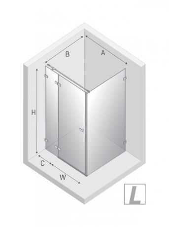 Przejdź do produktu KABINA AVEXA GUNMETAL BRUSHED 1D PROSTOKĄTNA L 90x110x200 CZYSTE 6mm ACTIVE SHIELD 2.0