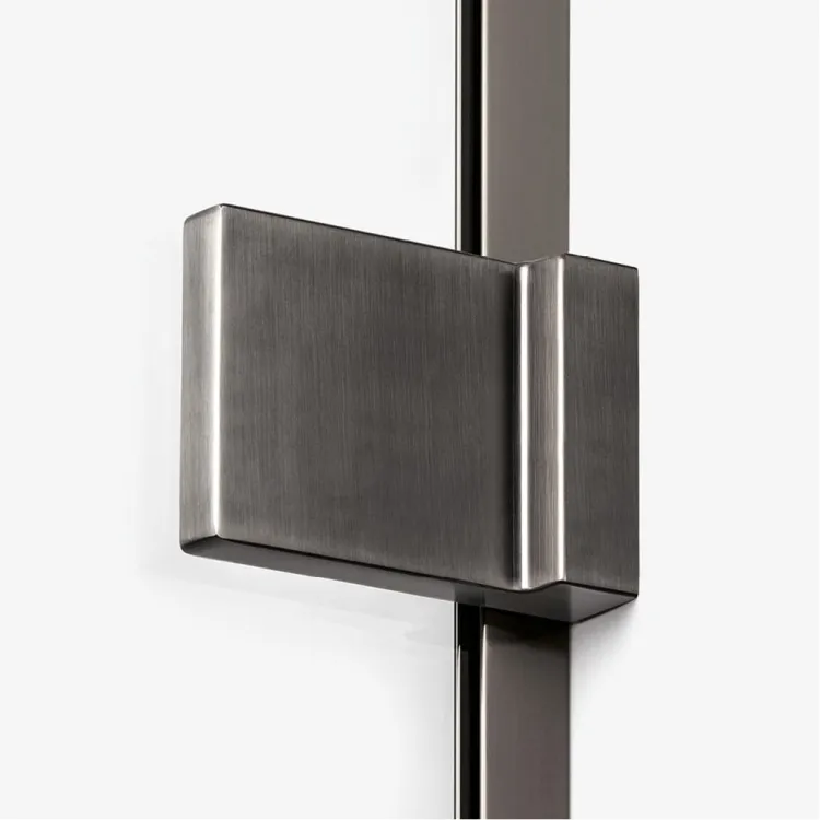 KABINA AVEXA GUNMETAL BRUSHED 1D PROSTOKĄTNA P 120x90x200 CZYSTE 6mm ACTIVE SHIELD 2.0
