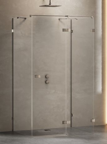 Przejdź do produktu KABINA AVEXA GUNMETAL BRUSHED 1D PROSTOKĄTNA PRZYŚCIENNA P 110x90x200 CZYSTE 6mm ACTIVE SHIELD 2.0