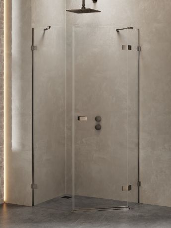Przejdź do produktu KABINA AVEXA GUNMETAL BRUSHED 1D PIĘCIOKĄTNA ASYMETRYCZNA L 100x80x200 CZYSTE 6mm ACTIVE SHIELD 2.0 DRZWI PRAWE
