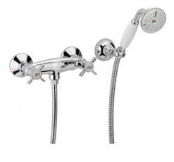 Przejdź do produktu Retro bateria prysznicowa z zestrawem natryskowym Italmix Dream  DR1400 chrom