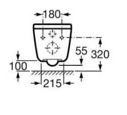 Miska WC wisząca Roca Gap A346477000