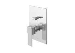 Bateria prysznicowa podtynkowa dwudrożna Kohlman Excelent QW210H chrom