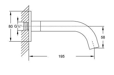 Przejdź do produktu Wylewka Steinberg seria 100 chrom 1002310