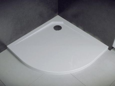 Przejdź do produktu Brodzik półokrągły płaski 90x90x2 cm Asco Ultraslim 90 BMAS-90