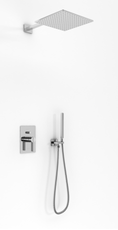 Przejdź do produktu Zestaw prysznicowy z kwadratową deszczownicą 40x40 cm Kohlman Dexame QW210DQ40 chrom