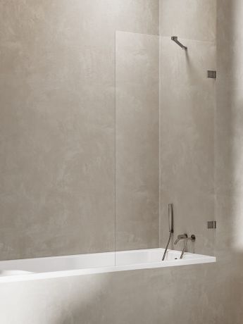 Przejdź do produktu PARAWAN NAWANNOWY AVEXA GUNMETAL BRUSHED  70x150 CZYSTE 6mm ACTIVE SHIELD 2.0