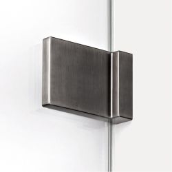 NZ4 PARAWAN NAWANNOWY AVEXA GUNMETAL BRUSHED 1D L 130x150 CZYSTE 6mm ACTIVE SHIELD 2.0