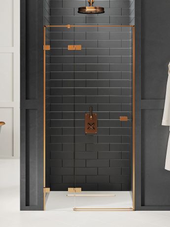 Przejdź do produktu DRZWI WNĘKOWE AVEXA COPPER BRUSHED 1D L 90x200 CZYSTE 6mm ACTIVE SHIELD 2.0