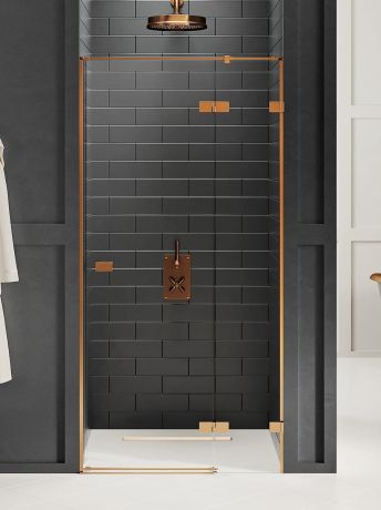 Przejdź do produktu DRZWI WNĘKOWE AVEXA COPPER BRUSHED 1D P 100x200 CZYSTE 6mm ACTIVE SHIELD 2.0
