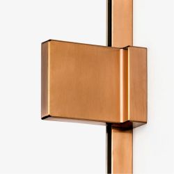 KABINA AVEXA COPPER BRUSHED 2D KWADRATOWA  80x80x200 CZYSTE 6mm ACTIVE SHIELD 2.0