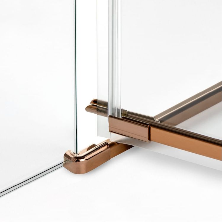 KABINA AVEXA COPPER BRUSHED 2D PROSTOKĄTNA  100x110x200 CZYSTE 6mm ACTIVE SHIELD 2.0