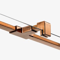 KABINA AVEXA COPPER BRUSHED 1D PROSTOKĄTNA PRZYŚCIENNA L 90x100x200 CZYSTE 6mm ACTIVE SHIELD 2.0