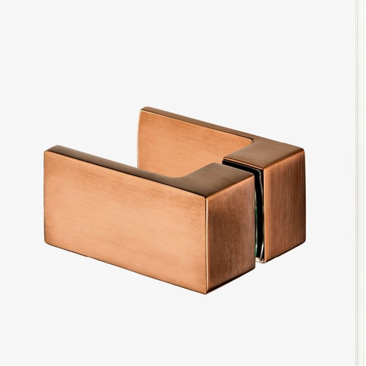 KABINA AVEXA COPPER BRUSHED 1D KWADRATOWA PRZYŚCIENNA L 110x110x200 CZYSTE 6mm ACTIVE SHIELD 2.0