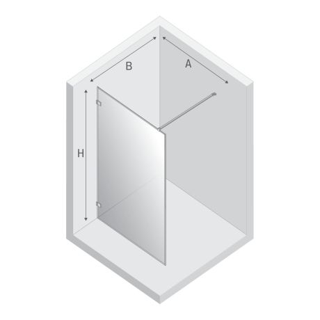 Przejdź do produktu NZ4 KABINA AVEXA COPPER BRUSHED WALK-IN U 110x200 CZYSTE 6mm ACTIVE SHIELD 2.0 RAMKA ALU