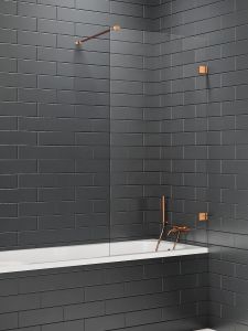 NZ4 PARAWAN NAWANNOWY AVEXA COPPER BRUSHED U 100x150 CZYSTE 6mm ACTIVE SHIELD 2.0  WSP. PROSTOPADŁY