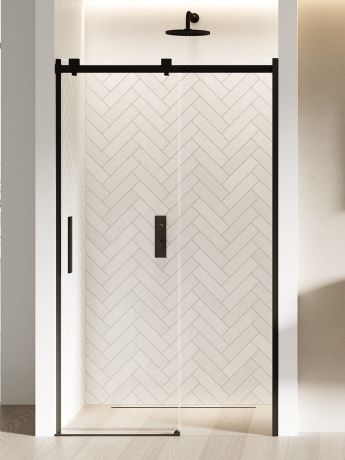 Przejdź do produktu NZ4 DRZWI WNĘKOWE SOFTI BLACK 1D U 170x200 CZYSTE 8mm ACTIVE SHIELD 2.0