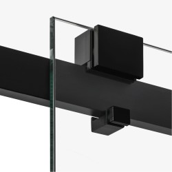 NZ4 DRZWI WNĘKOWE SOFTI BLACK 2D U 170x200 CZYSTE 8mm ACTIVE SHIELD 2.0