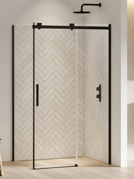 KABINA SOFTI BLACK 1D KWADRATOWA U 110x110x200 CZYSTE 8mm ACTIVE SHIELD 2.0