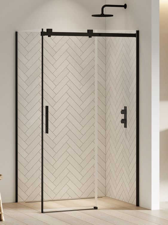 KABINA SOFTI BLACK 1D KWADRATOWA U 120x120x200 CZYSTE 8mm ACTIVE SHIELD 2.0