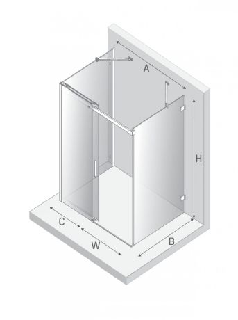Przejdź do produktu NZ4 KABINA SOFTI BLACK 1D PROSTOKĄTNA PRZYŚCIENNA U 140x80x200 CZYSTE 8mm ACTIVE SHIELD 2.0