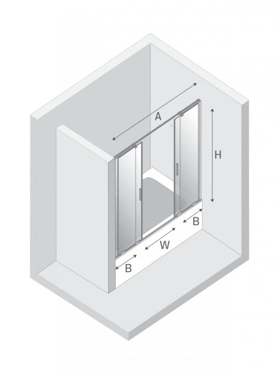 NZ4 PARAWAN NAWANNOWY SMART 2D U 140x150 CZYSTE 8mm ACTIVE SHIELD 2.0