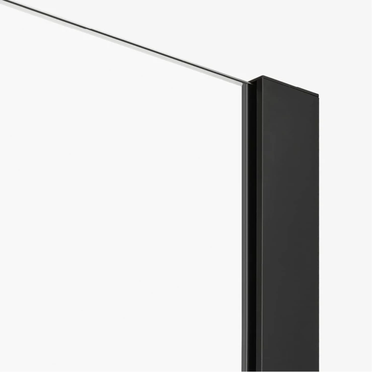 DRZWI WNĘKOWE SMART BLACK 1D U 110x200 CZYSTE 8mm ACTIVE SHIELD 2.0