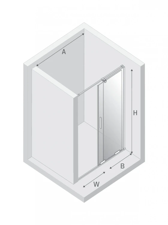 NZ4 DRZWI WNĘKOWE SMART BLACK 1D U 180x200 CZYSTE 8mm ACTIVE SHIELD 2.0