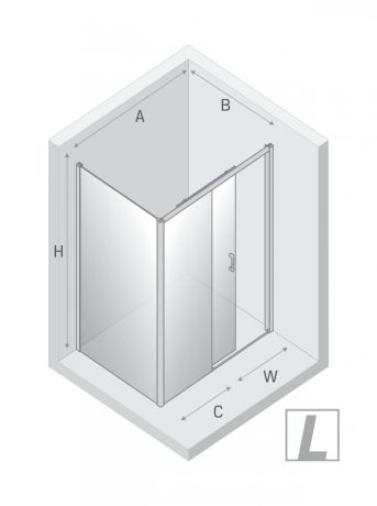 Przejdź do produktu KABINA PRIME 1D PROSTOKĄTNA L 100x90x200 CZYSTE 6mm ACTIVE SHIELD 2.0