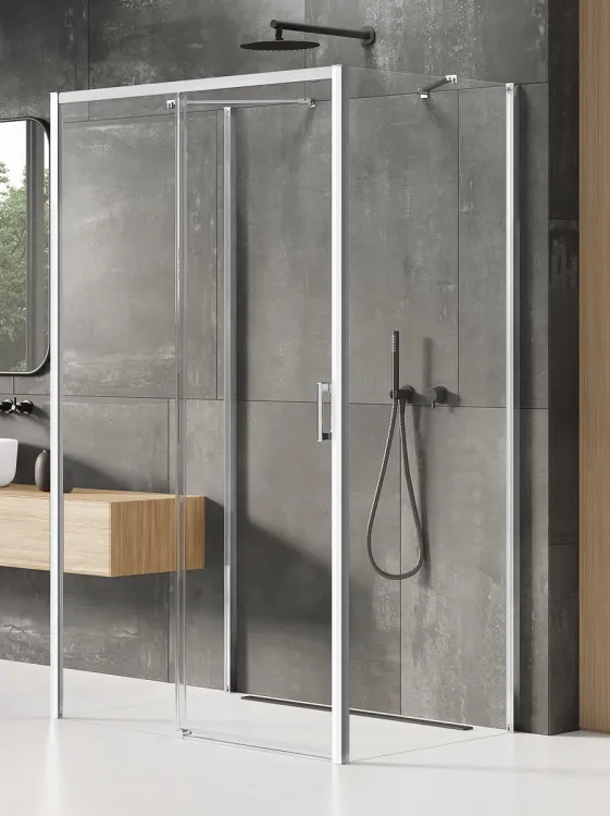 NZ2 KABINA PRIME 1D PROSTOKĄTNA PRZYŚCIENNA L 150x90x200 CZYSTE 6mm ACTIVE SHIELD 2.0