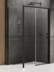 KABINA PRIME BLACK 1D KWADRATOWA L 100x100x200 CZYSTE 6mm ACTIVE SHIELD 2.0