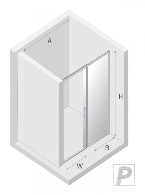 NZ4 DRZWI WNĘKOWE PRIME WHITE 1D P 100x200 CZYSTE 6mm ACTIVE SHIELD 2.0