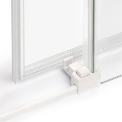 NZ4 KABINA PRIME WHITE 1D PROSTOKĄTNA L 160x70x200 CZYSTE 6mm ACTIVE SHIELD 2.0