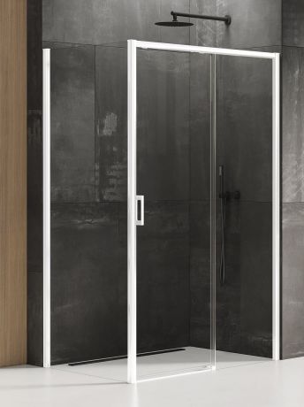 Przejdź do produktu NZ4 KABINA PRIME WHITE 1D PROSTOKĄTNA P 120x80x200 CZYSTE 6mm ACTIVE SHIELD 2.0