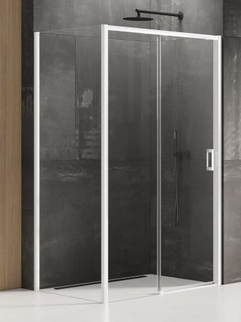 Przejdź do produktu NZ4 KABINA PRIME WHITE 1D PROSTOKĄTNA L 150x80x200 CZYSTE 6mm ACTIVE SHIELD 2.0