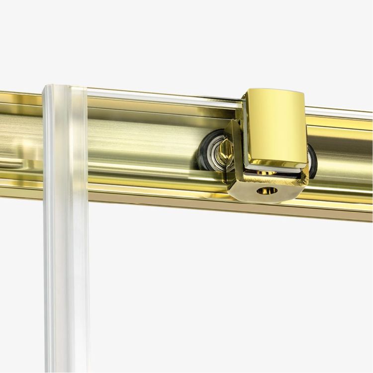 NZ4 KABINA PRIME LIGHT GOLD 2D PROSTOKĄTNA  70x90x200 CZYSTE 6mm ACTIVE SHIELD 2.0