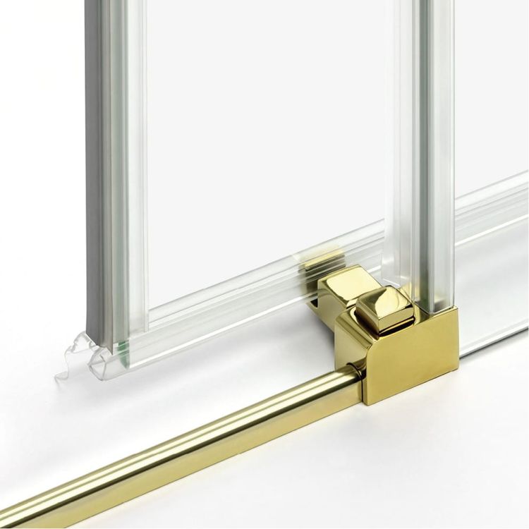 NZ4 KABINA PRIME LIGHT GOLD 2D PROSTOKĄTNA  70x90x200 CZYSTE 6mm ACTIVE SHIELD 2.0