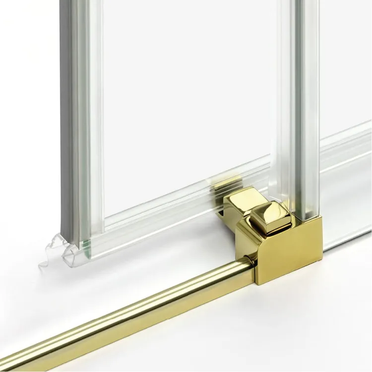 NZ4 KABINA PRIME LIGHT GOLD 2D PROSTOKĄTNA  70x110x200 CZYSTE 6mm ACTIVE SHIELD 2.0