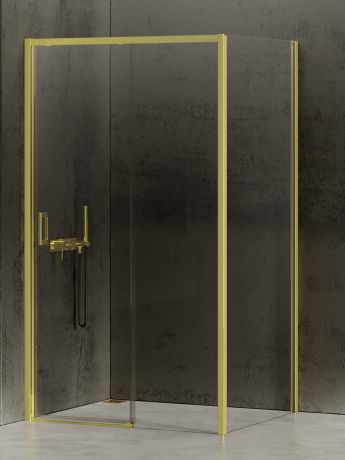 Przejdź do produktu NZ4 KABINA PRIME LIGHT GOLD 1D PROSTOKĄTNA P 150x100x200 CZYSTE 6mm ACTIVE SHIELD 2.0