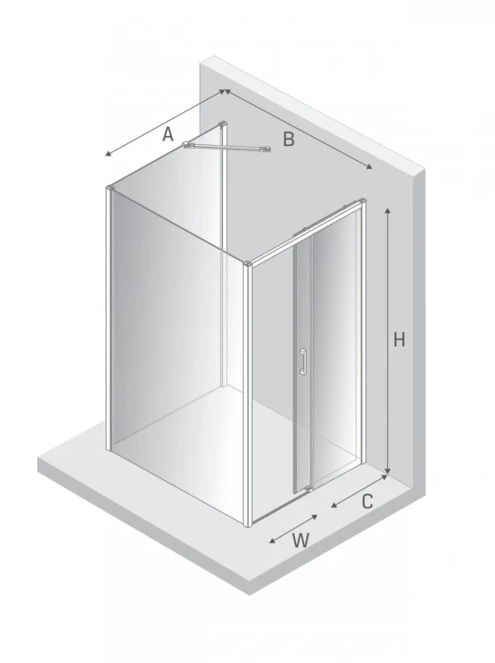 NZ4 KABINA PRIME LIGHT GOLD 1D PROSTOKĄTNA PRZYŚCIENNA P 120x90x200 CZYSTE 6mm ACTIVE SHIELD 2.0