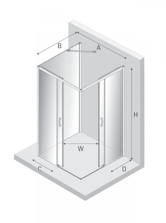 Przejdź do produktu NZ4 KABINA PRIME LIGHT GOLD 2D PROSTOKĄTNA PRZYŚCIENNA P 70x90x200 CZYSTE 6mm ACTIVE SHIELD 2.0