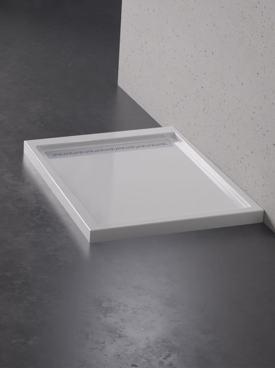 ODWODNIENIE VISIO SLIM PROSTOKĄTNY CHROM 80