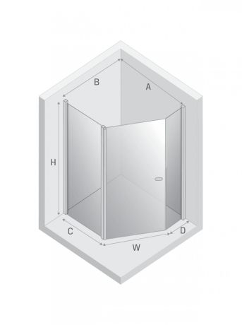 Przejdź do produktu NZ2 KABINA NEW SOLEO COPPER BRUSHED 1D PIĘCIOKĄTNA ASYMETRYCZNA U 100x80x195 CZYSTE 6mm ACTIVE SHIELD 2.0 KOLUMNA NA DŁ. ŚCIANCE
