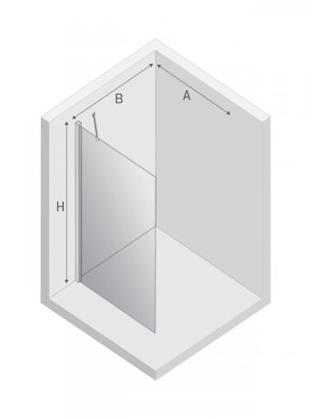 Przejdź do produktu NZ4 KABINA NEW SOLEO COPPER BRUSHED WALK-IN U 120x195 CZYSTE 6mm ACTIVE SHIELD 2.0