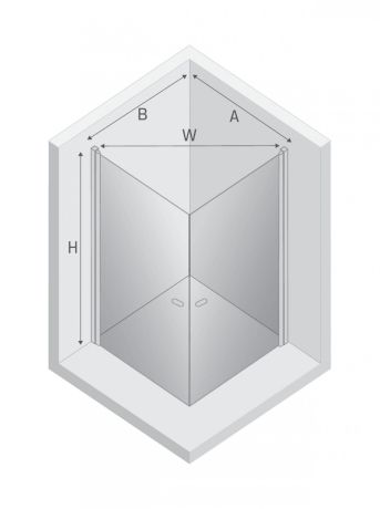Przejdź do produktu KABINA NEW SOLEO LIGHT GOLD 2D PROSTOKĄTNA U 100x100x195 CZYSTE 6mm ACTIVE SHIELD 2.0