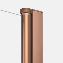 PARAWAN NAWANNOWY NEW SOLEO COPPER BRUSHED U 70x140 CZYSTE 6mm ACTIVE SHIELD 2.0