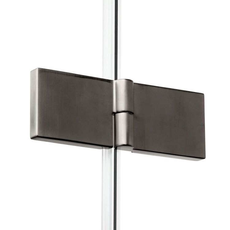NZ4 PARAWAN NAWANNOWY NEW SOLEO GUNMETAL BRUSHED P 110x140 CZYSTE 6mm ACTIVE SHIELD 2.0