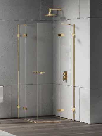 Przejdź do produktu KABINA EVENTA GOLD SHINE 2D PROSTOKĄTNA  90x110x200 CZYSTE 8mm ACTIVE SHIELD 2.0