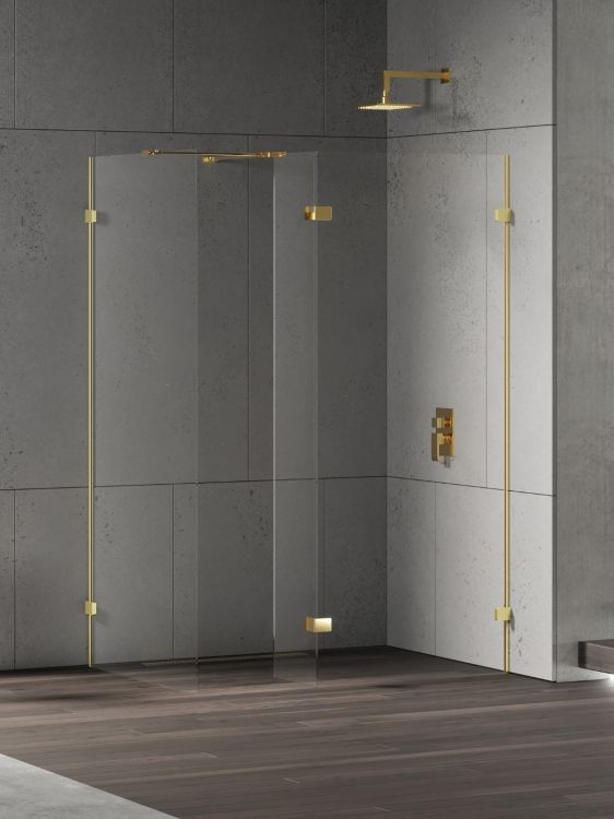 KABINA EVENTA GOLD SHINE ŚCIANKA U 70x200 CZYSTE 8mm ACTIVE SHIELD 2.0